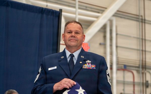 CMSgt. Wayne Southam Retirement Ceremony