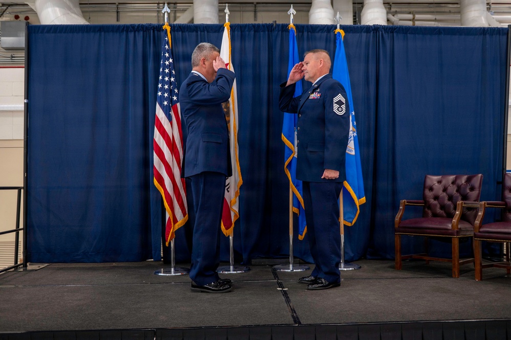 CMSgt. Wayne Southam Retirement Ceremony