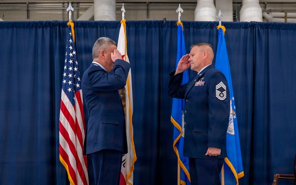 CMSgt. Wayne Southam Retirement Ceremony