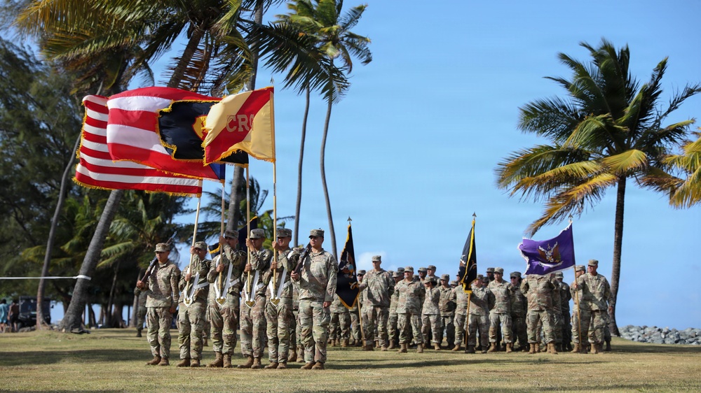 CRG Conducts Change of Command ceremony