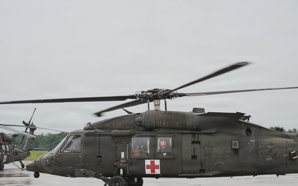 Texas National Guard Black Hawks Support Severe Weather Response