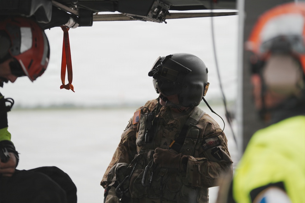 Texas National Guard Aircrew Conducts Equipment Check