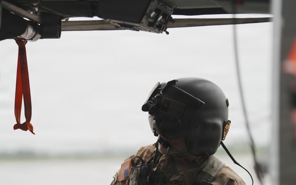 Texas National Guard Aircrew Conducts Equipment Check