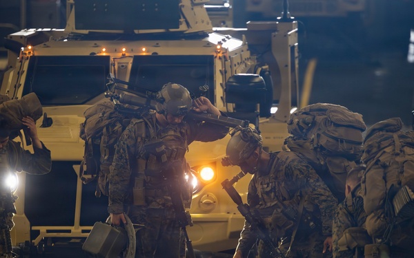 USS Essex conducts instream onload