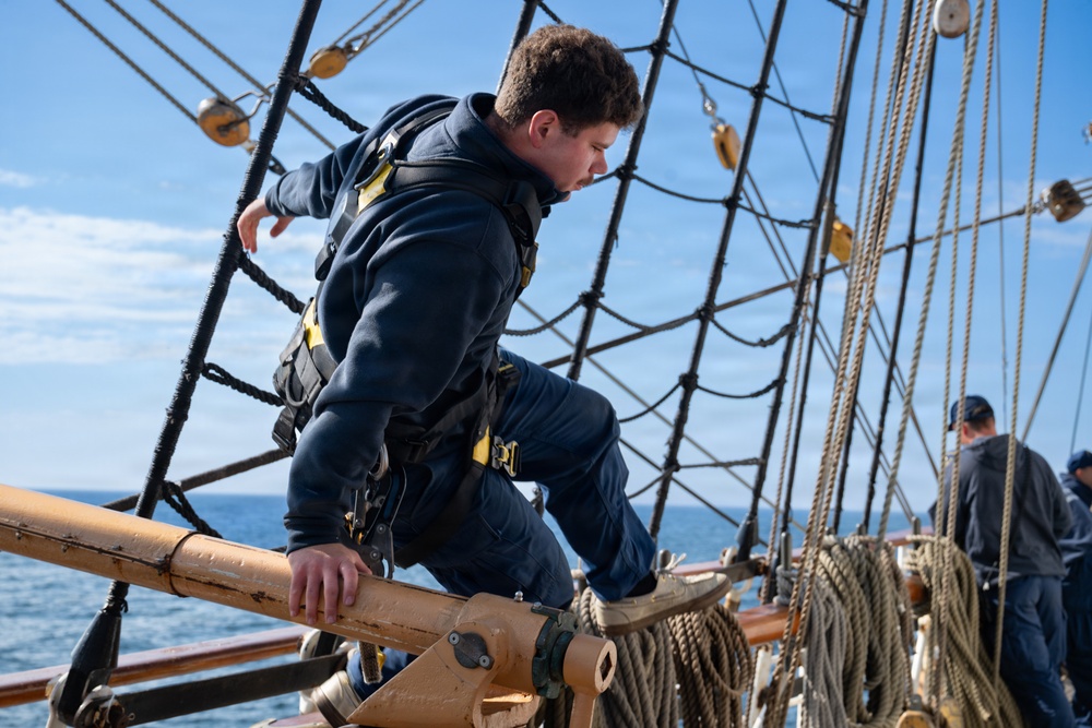 USCGC Eagle underway