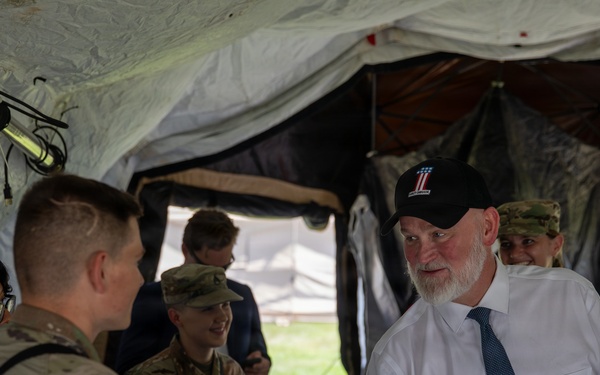 U.S. Representative Derrick Van Orden Visits 135th Medical Company Area Support during Annual Training