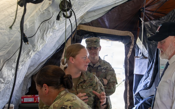 U.S. Representative Derrick Van Orden Visits 135th Medical Company Area Support during Annual Training