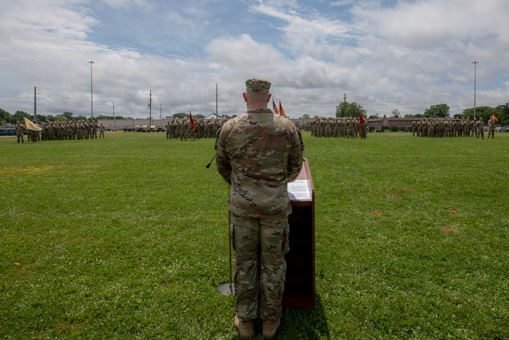 643rd Regional Support Group Change of Command