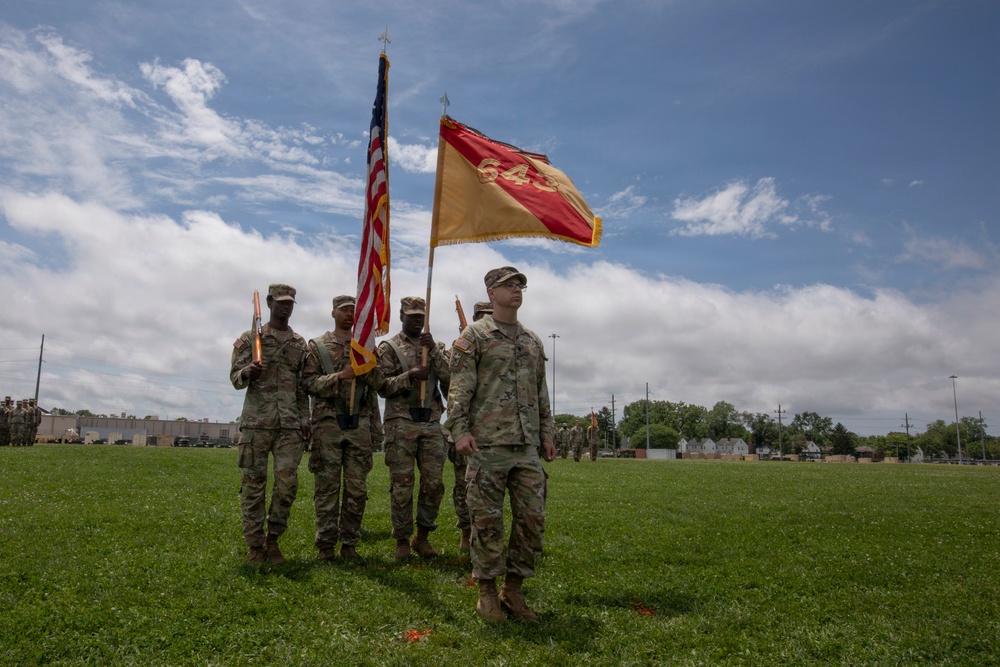 643rd Regional Support Group Change of Command