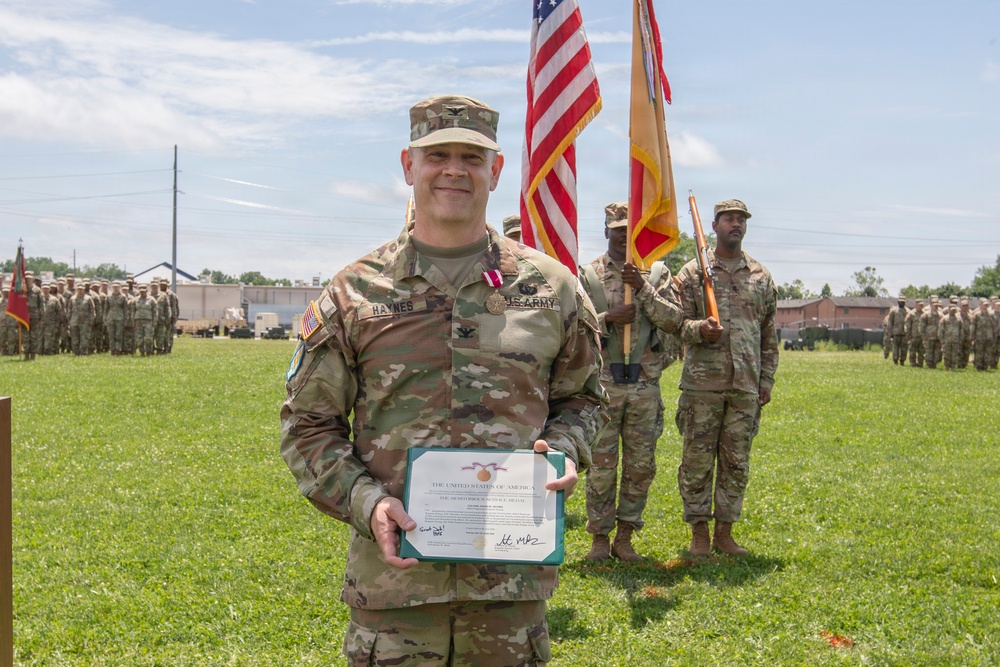 643rd Regional Support Group Change of Command