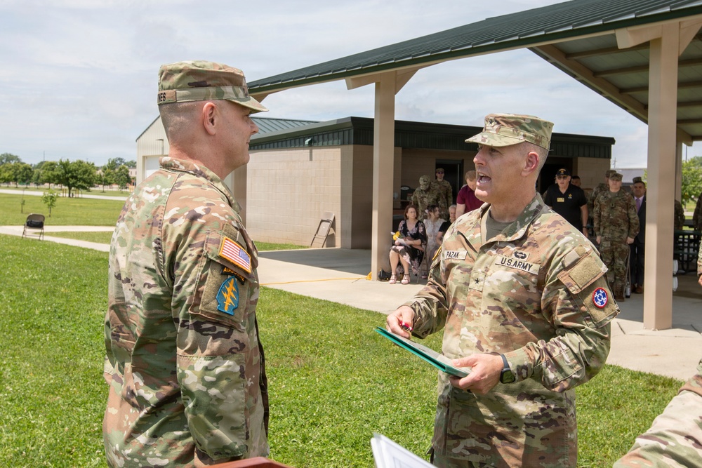 643rd Regional Support Group Change of Command