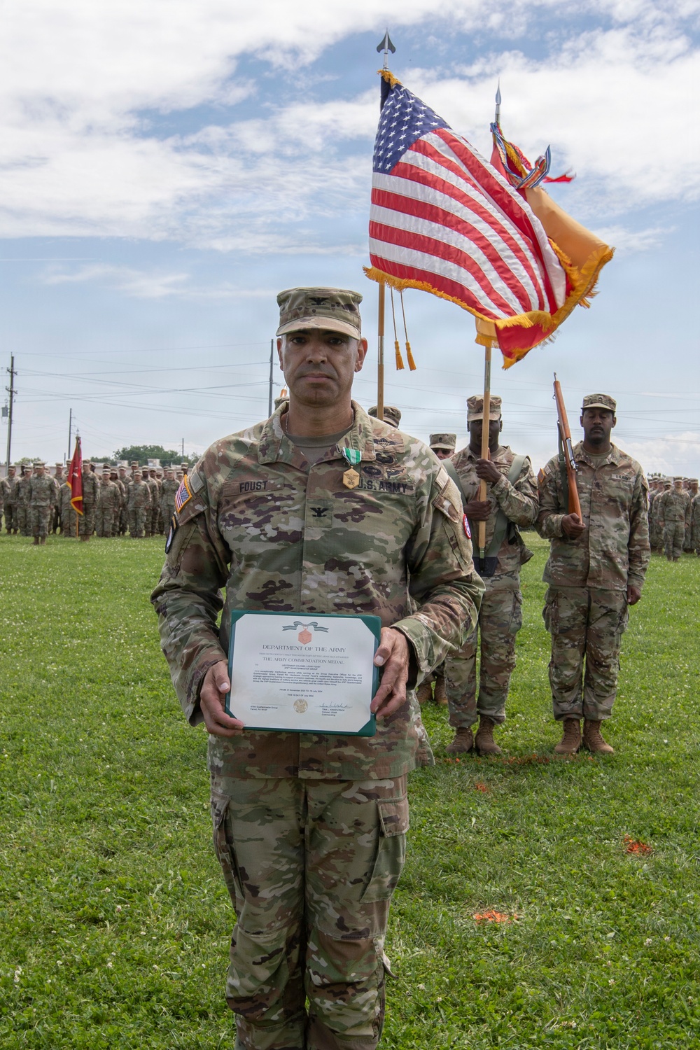 643rd Regional Support Group Change of Command