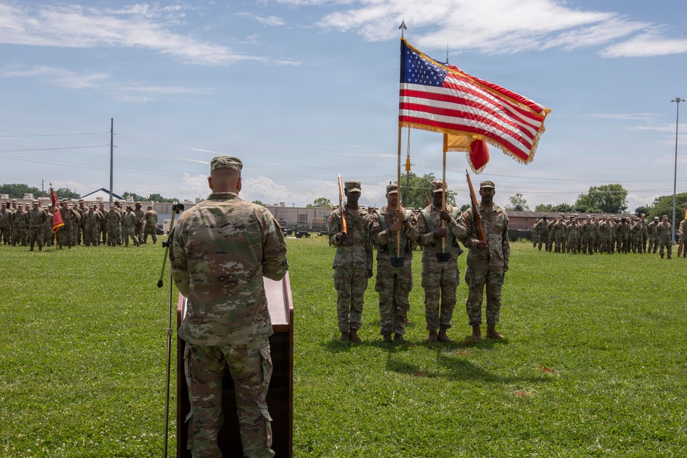 643rd Regional Support Group Change of Command