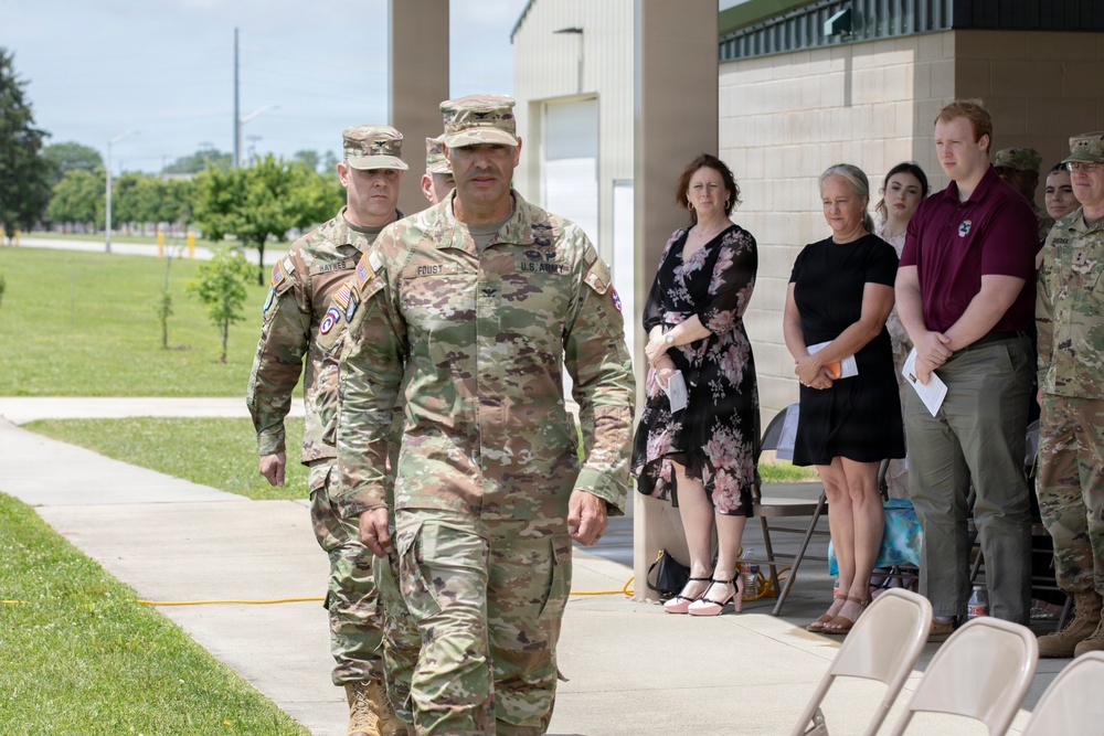 643rd Regional Support Group Change of Command