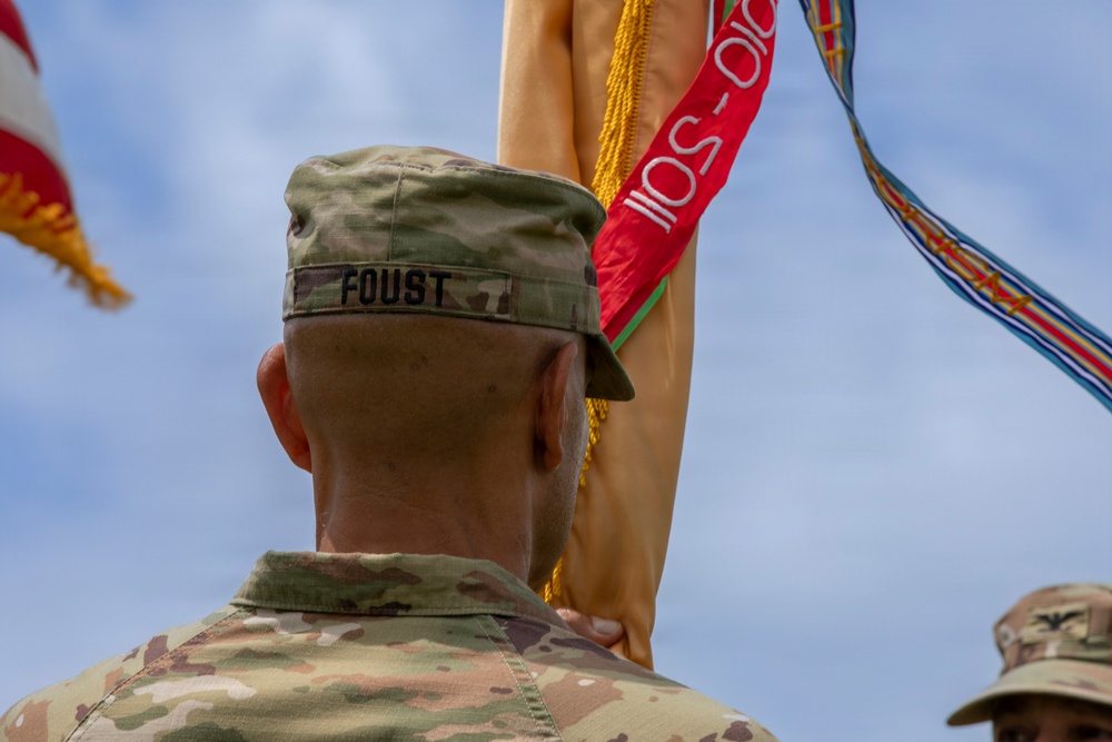 643rd Regional Support Group Change of Command