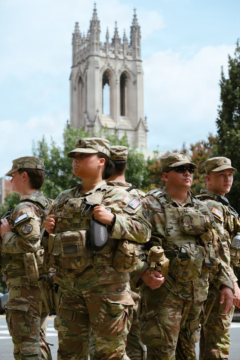 JTF-DC Arkansas Guardsmen continue patrolling Logan Circle