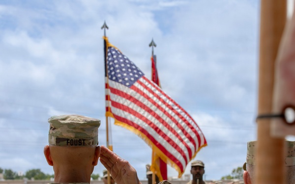 643rd Regional Support Group Change of Command