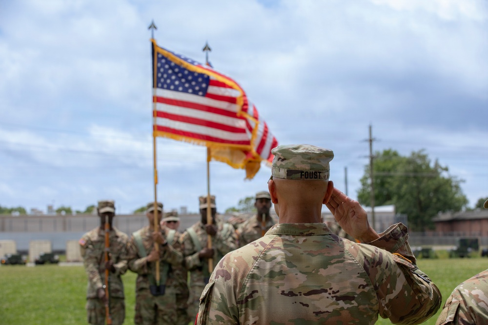 643rd Regional Support Group Change of Command