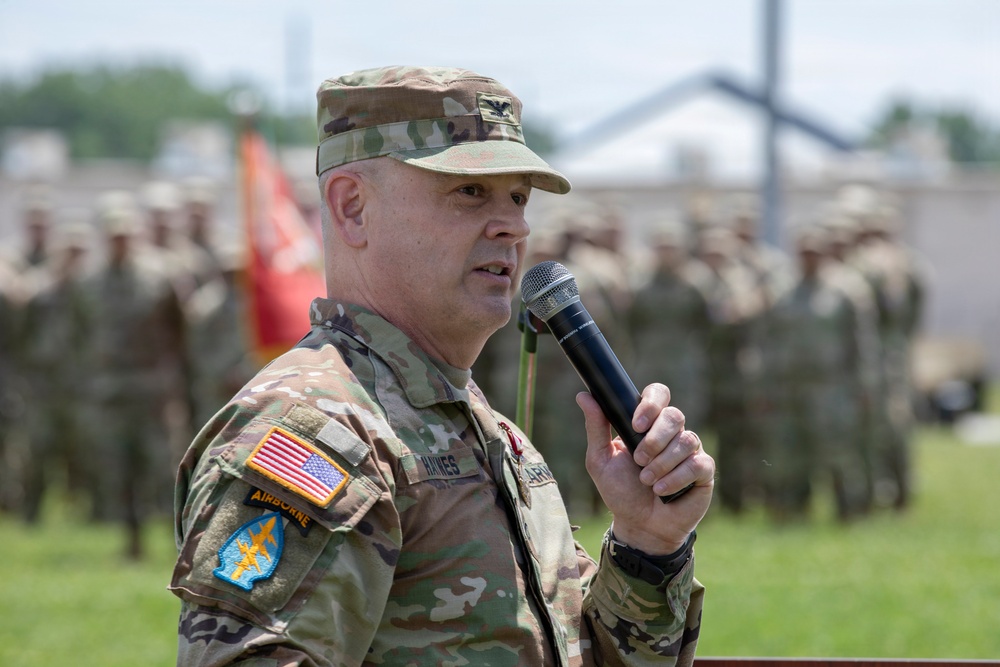 643rd Regional Support Group Change of Command