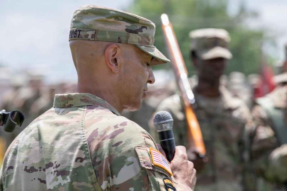 643rd Regional Support Group Change of Command