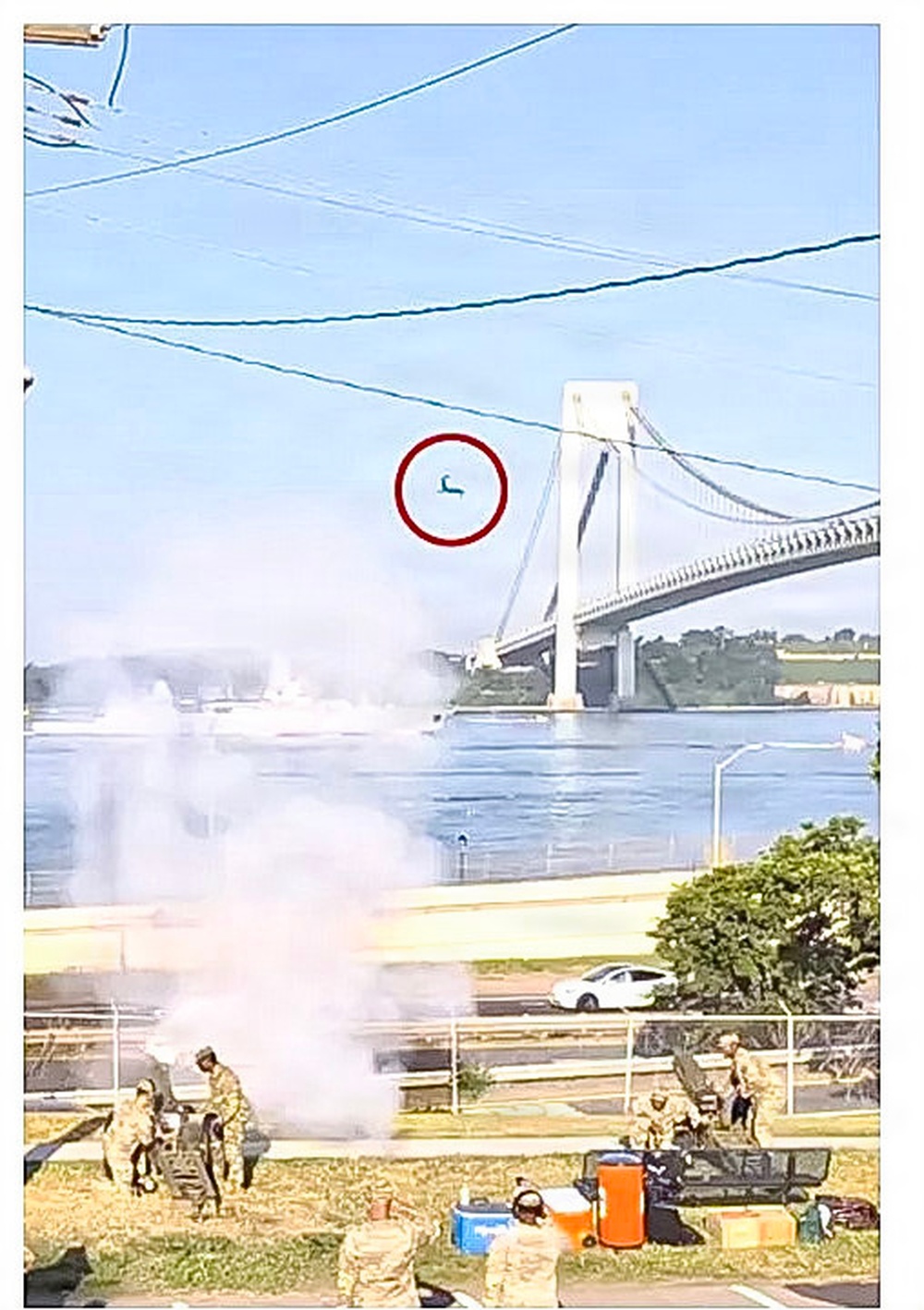 Fort Hamilton Cannon Salute Goes Viral After ‘Kamikaze Squirrel’ Leaps Onto Soldier During Sail4th 250