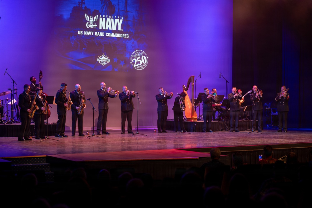 Navy Band Commodores at USA250 Washington Tattoo