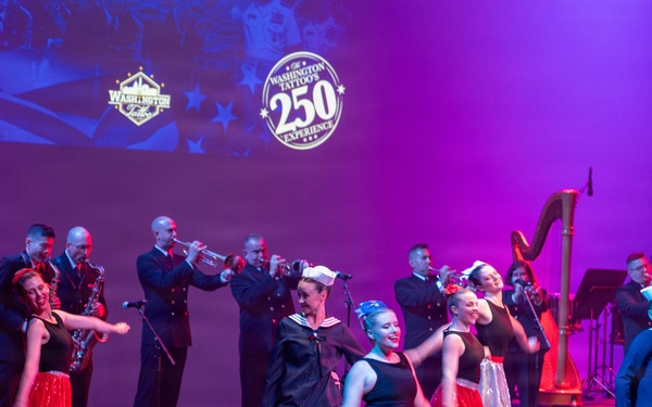Navy Band Commodores at USA250 Washington Tattoo