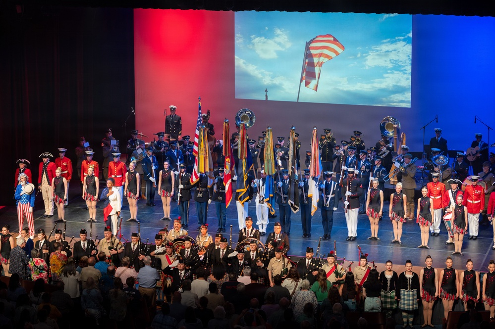 Navy Band Commodores at USA250 Washington Tattoo
