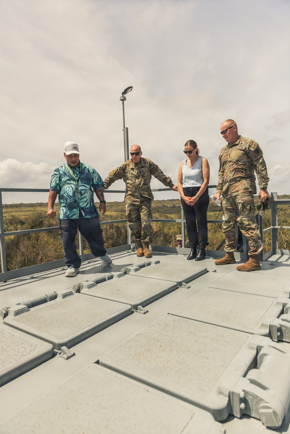 Golden Dome Leaders Visit Guam
