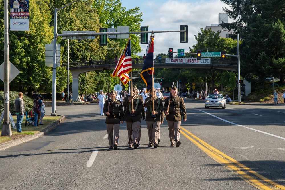 7th ID (MDC-PAC) Color Guard March in Capital Lakefair Parade