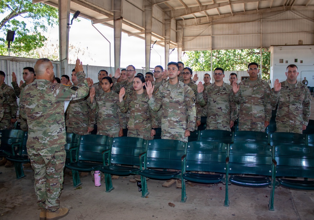 191st Regional Support Group Welcomes New Noncommissioned Officers During Induction Ceremony