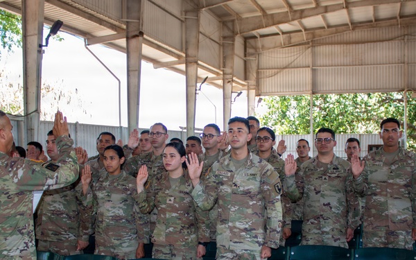 191st Regional Support Group Welcomes New Noncommissioned Officers During Induction Ceremony