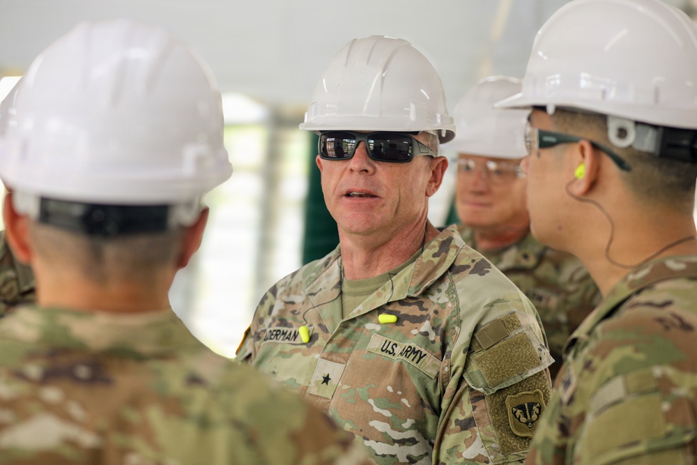 Wisconsin National Guard Commander Visits Engineering and Medical Engagement Sites During Tamiok Strike 26