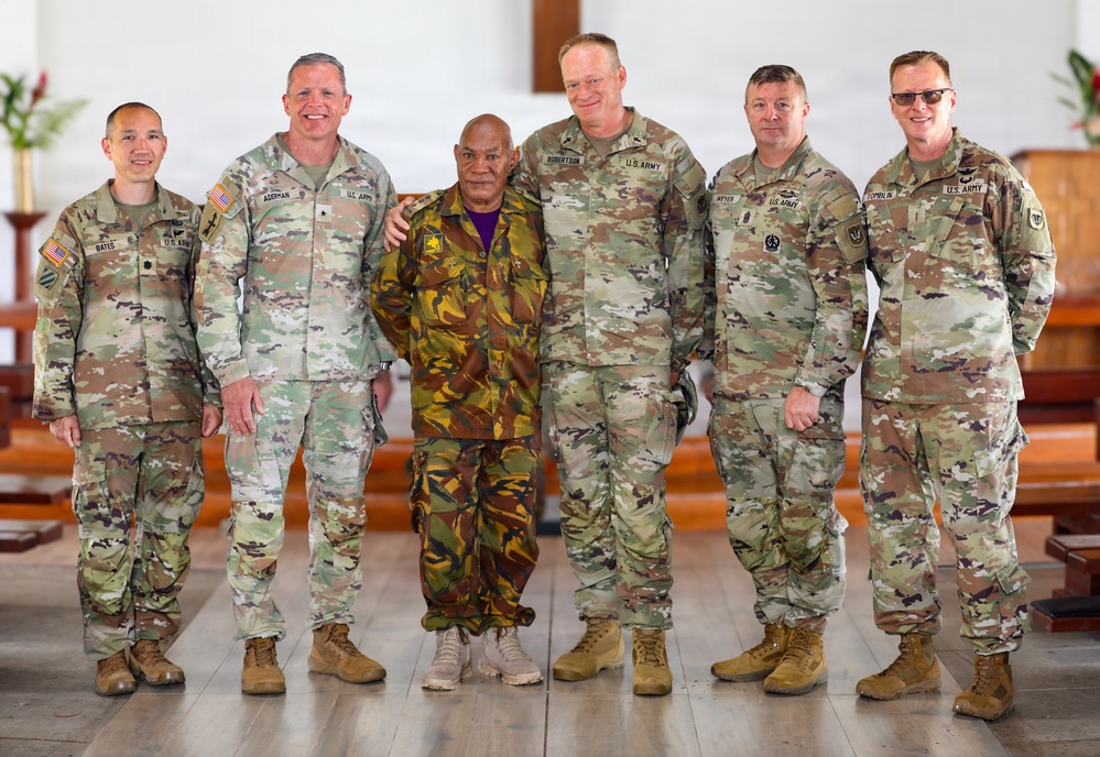 Wisconsin National Guard Commander Visits Engineering and Medical Engagement Sites During Tamiok Strike 26