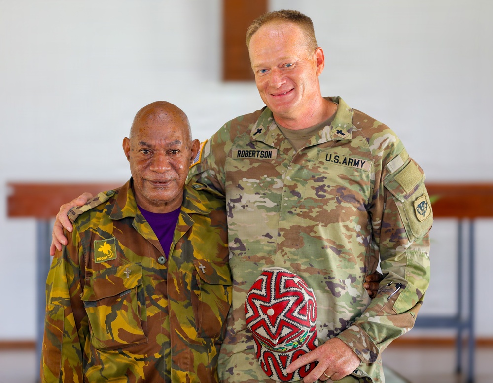 Wisconsin National Guard Commander Visits Engineering and Medical Engagement Sites During Tamiok Strike 26