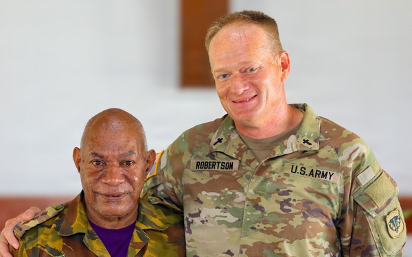 Wisconsin National Guard Commander Visits Engineering and Medical Engagement Sites During Tamiok Strike 26