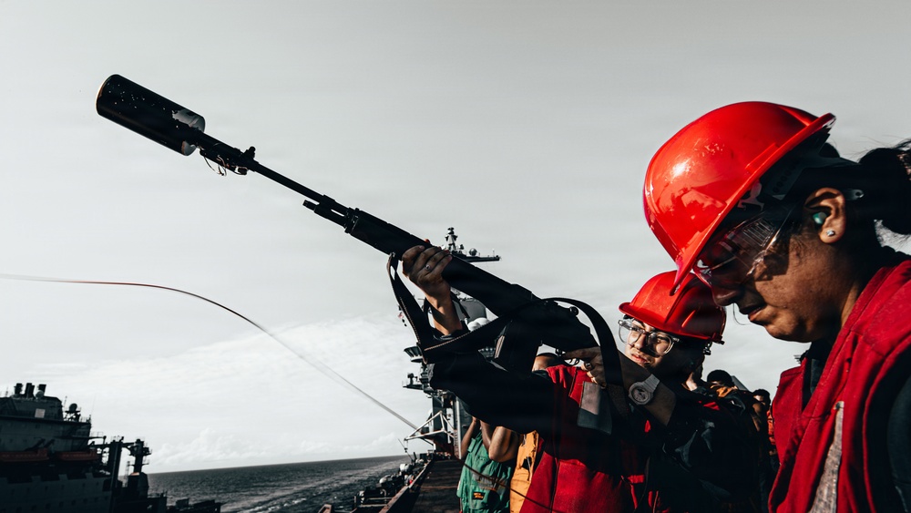 George Washington Conducts Replenishment at Sea
