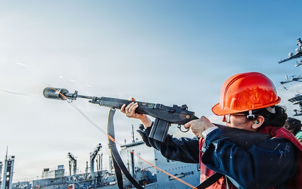 George Washington Conducts Replenishment at Sea