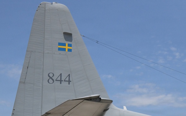 Swedish Air Force and U.S. Air Force Rescue Crews Meet in Newburgh New York