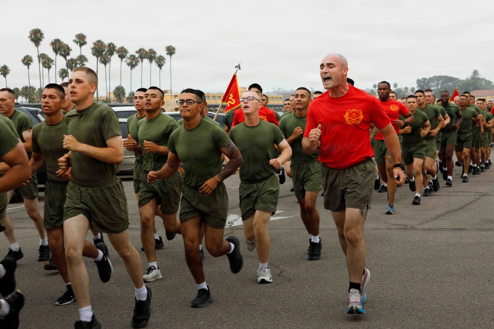 Bravo Company Motivational Run