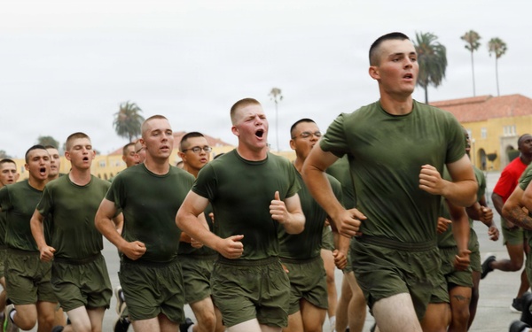 Bravo Company Motivational Run