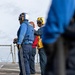 USS Mustin conducts aircraft firefighting drill