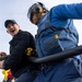 USS Mustin conducts aircraft firefighting drill