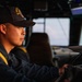 USS Mustin conducts bridge operations