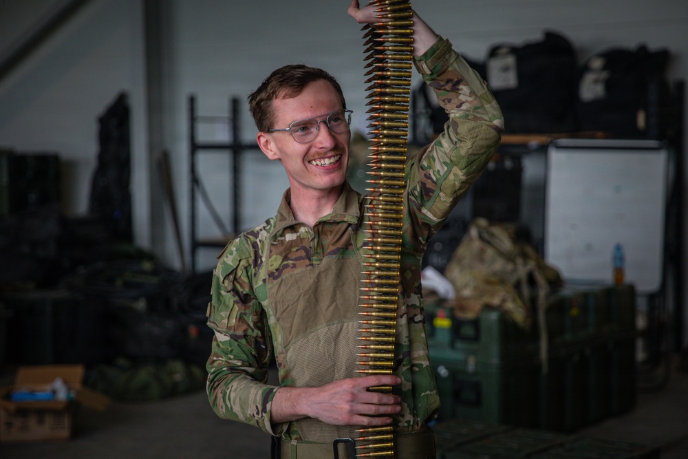 1st Infantry Division Aviation Soldiers Conduct Aerial Gunnery in Latvia