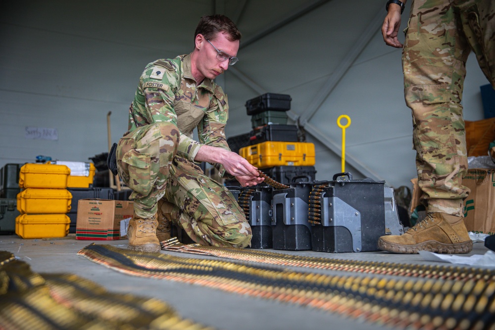 1st Infantry Division Aviation Soldiers Conduct Aerial Gunnery in Latvia
