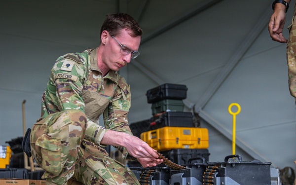 1st Infantry Division Aviation Soldiers Conduct Aerial Gunnery in Latvia