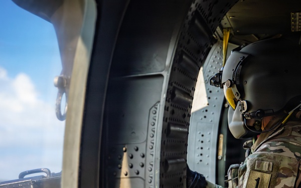 1st Infantry Division Aviation Soldiers Conduct Aerial Gunnery in Latvia