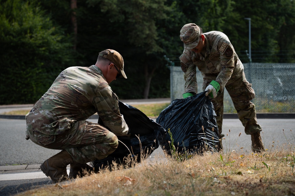 786th CES Airmen teamwork drives Ramstein’s beautification efforts
