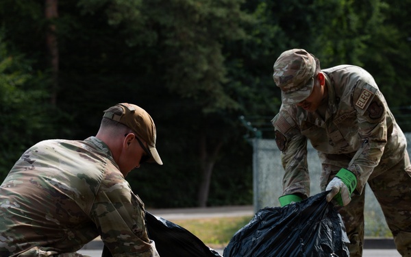 786th CES Airmen teamwork drives Ramstein’s beautification efforts